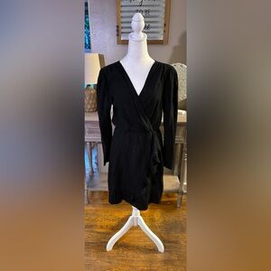 Mango Faux Wrap Dress